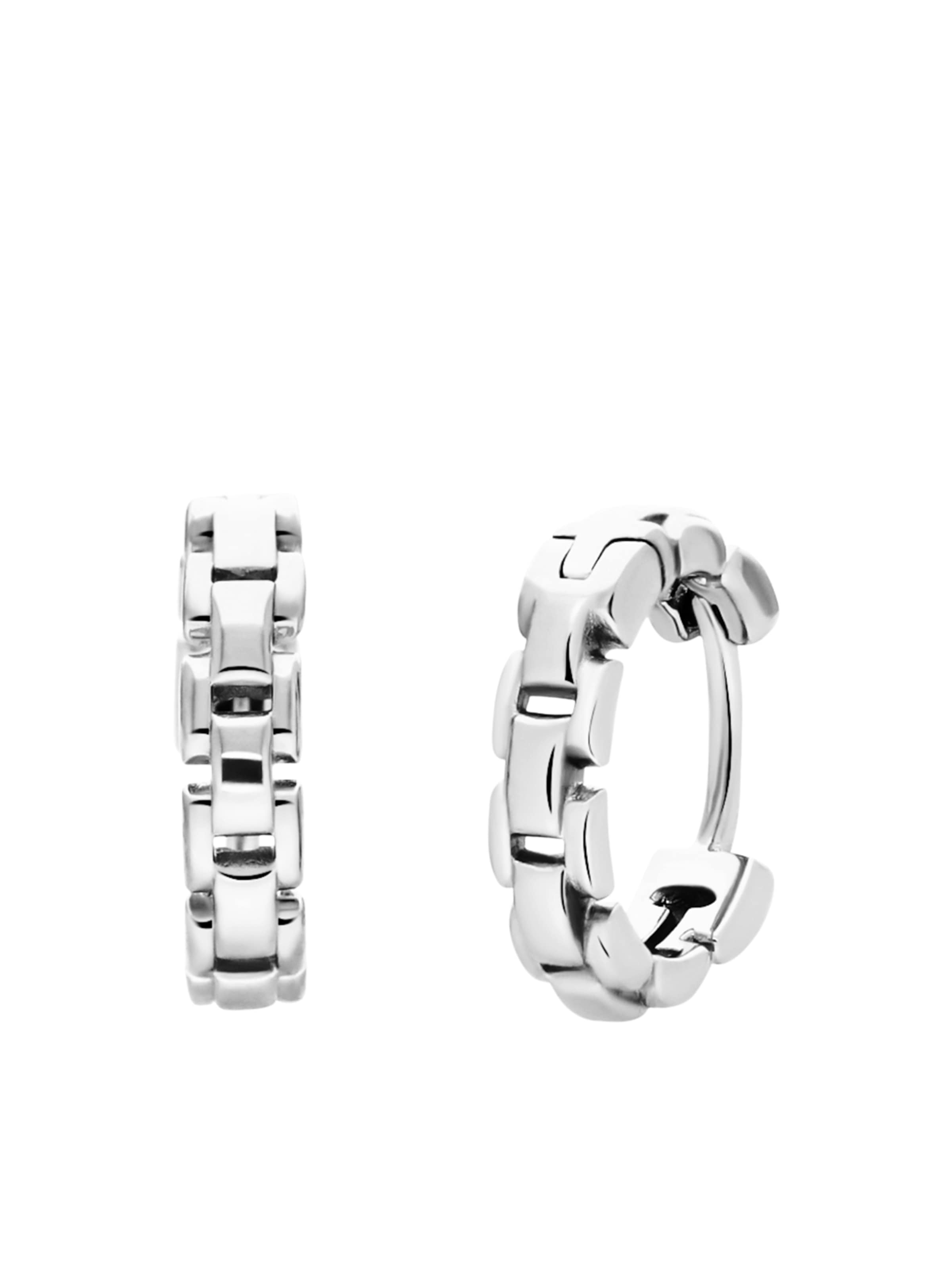 Lucardi Oorbellen in Zilver: voorkant