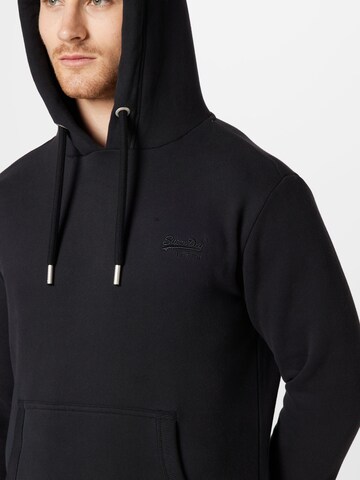 Superdry Sweatshirt i svart