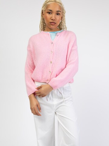 BROKE + SCHÖN Strickjacke 'Weiche einfarbige Strickjacke'‌‌‌‌‌‌‌ in Pink