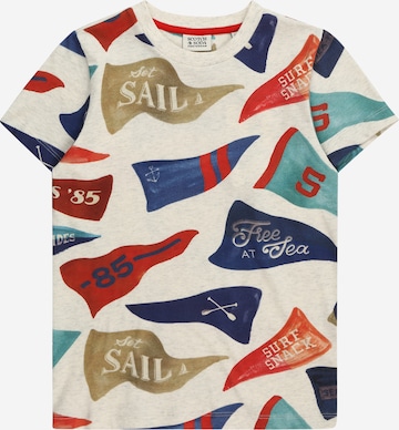 T-Shirt SCOTCH & SODA en mélange de couleurs : devant