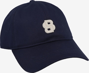 Casquette BOSS en bleu : devant