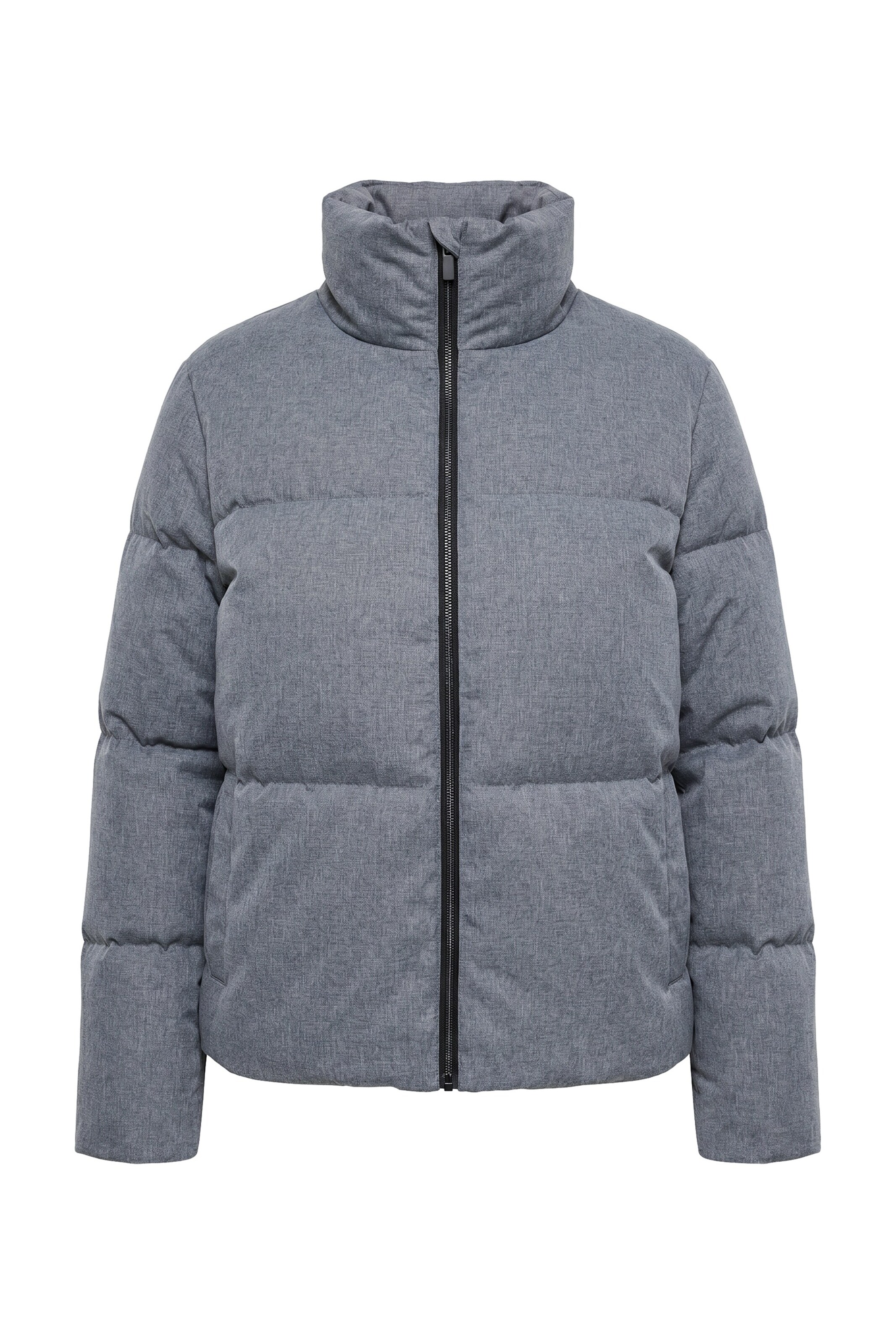 Ulla Popken Winter jacket in Grey: front