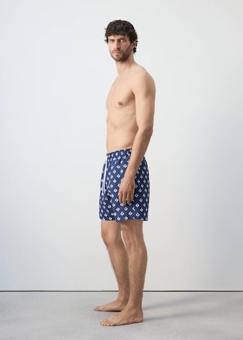 MANGO MAN Board Shorts 'Tye' in Blue