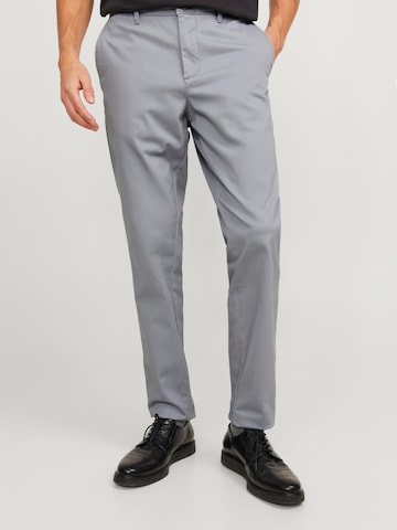 JACK & JONES - Slimfit Pantalón chino 'Marco Bowie' en gris: frente