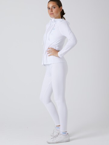 SPORTKIND Sports jacket 'Hooded Jogging Jacket' in White