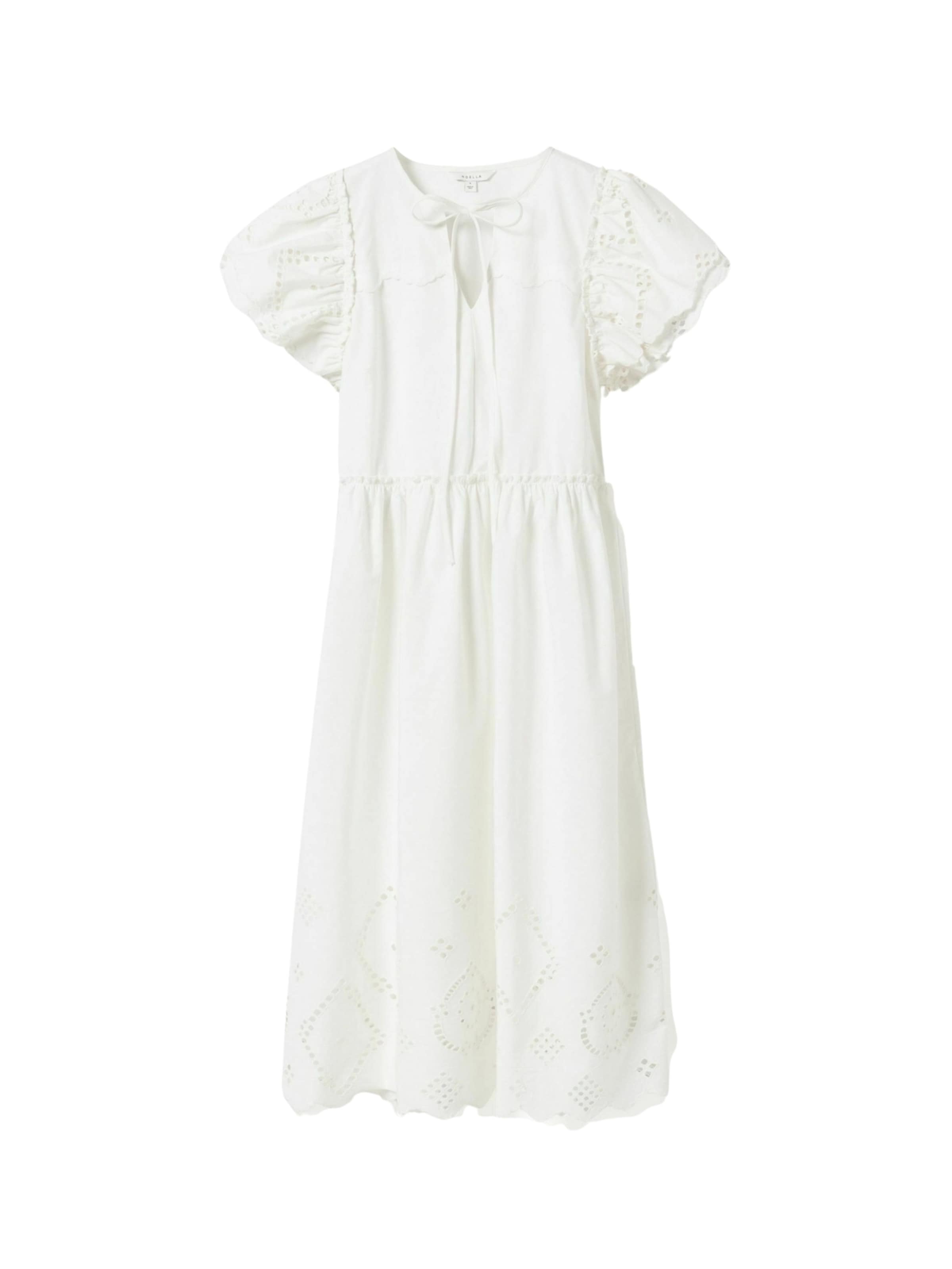 Robe ' N-Monica ' Noella en blanc : devant