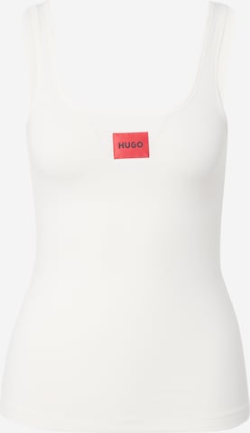 HUGO Red Undershirt in White: front