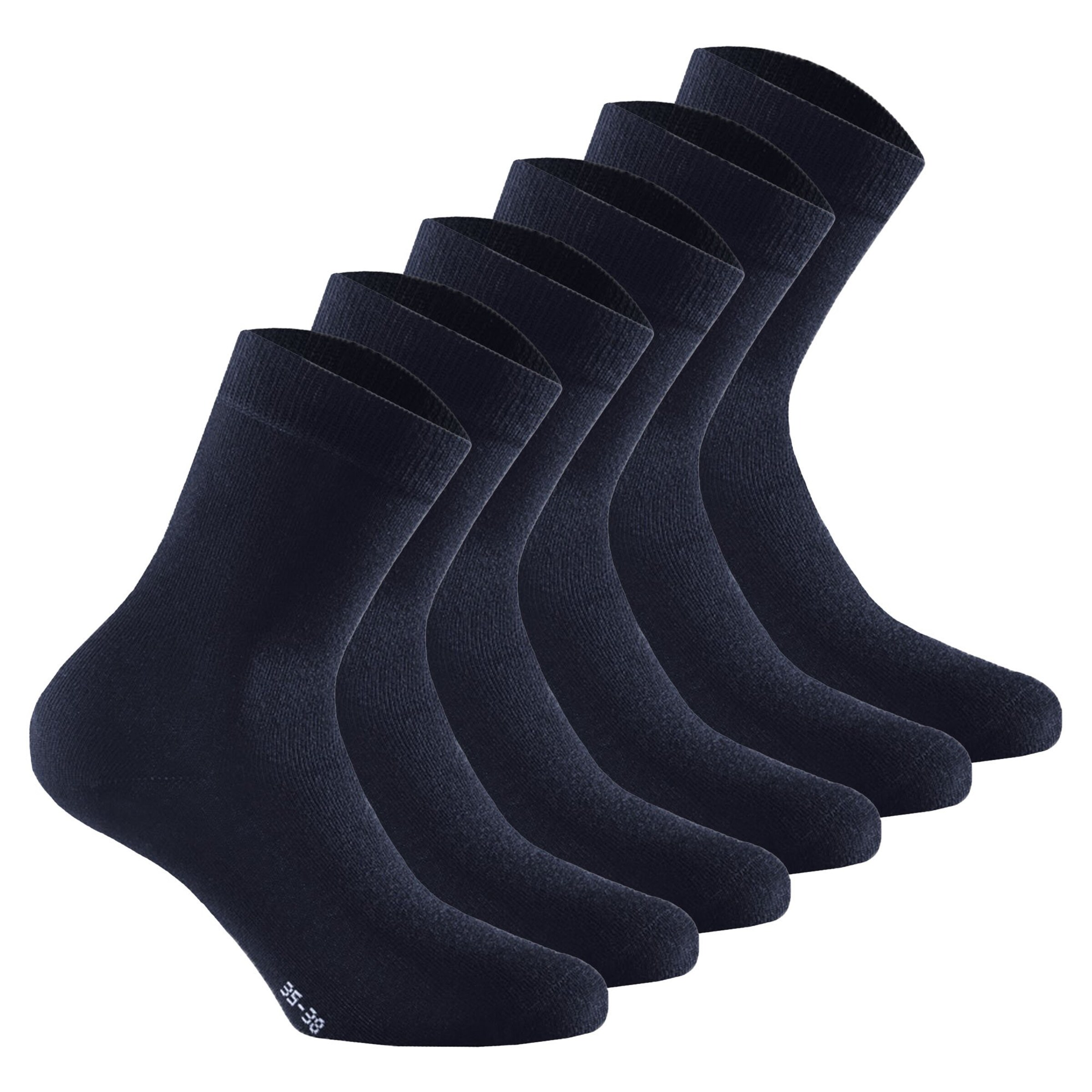 Rohner Basic Socken in Blau: Vorderseite