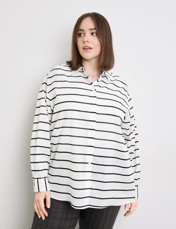 SAMOON Blouse in Wit: voorkant