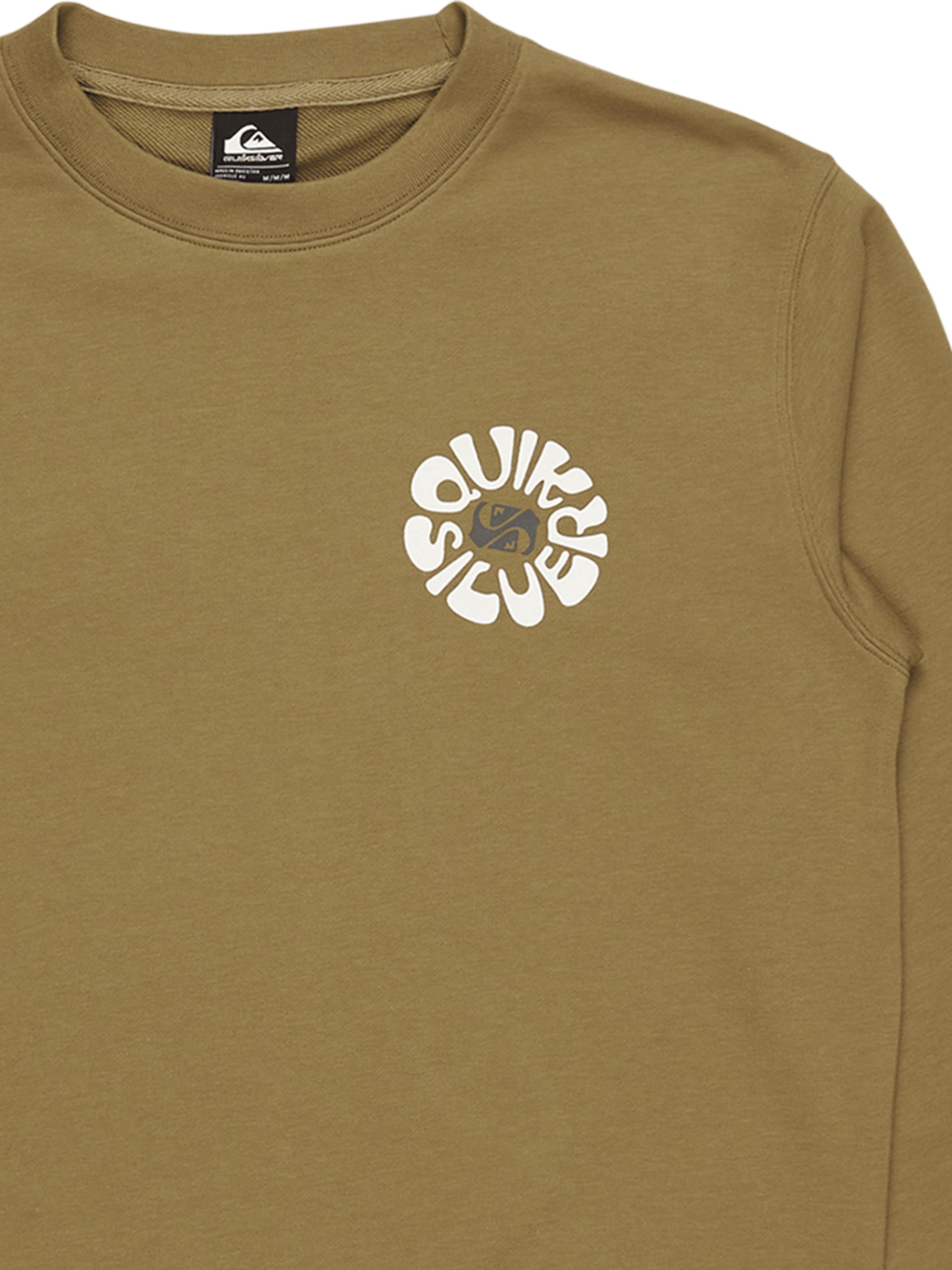 Sweat-shirt 'Graphic' QUIKSILVER en beige
