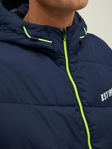JACK & JONES Winter Jacket 'Bobby' in Blue