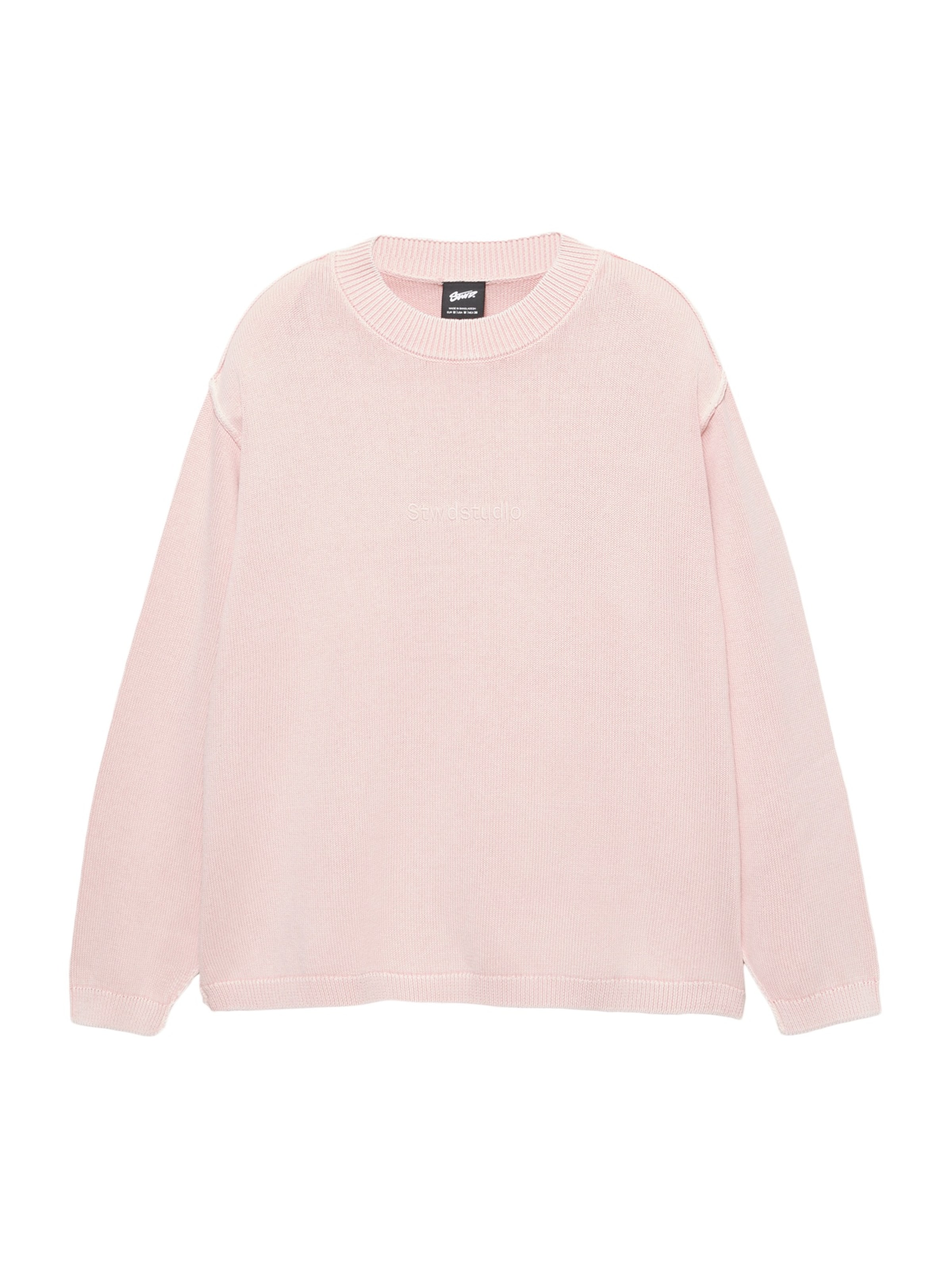 Pull&Bear Pullover 'STWD' i pink: forside