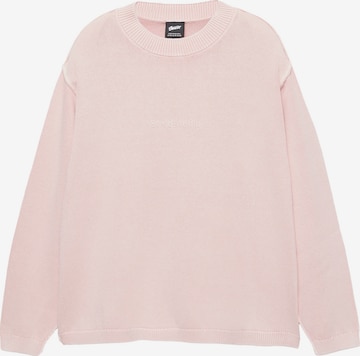 Pull&Bear Pullover 'STWD' i pink: forside