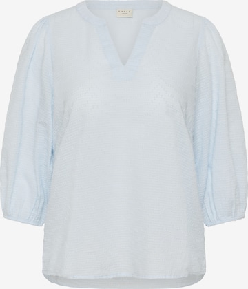 KAFFE CURVE - Blusa 'Penelopia' em azul: frente