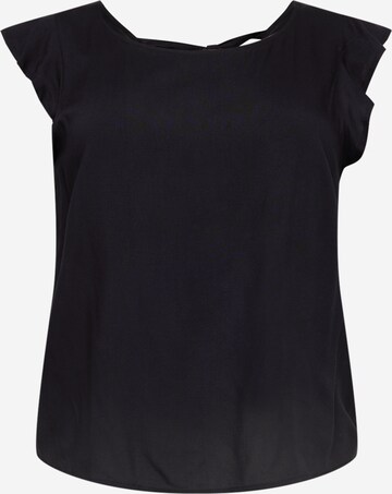 ABOUT YOU Curvy - Blusa en negro: frente