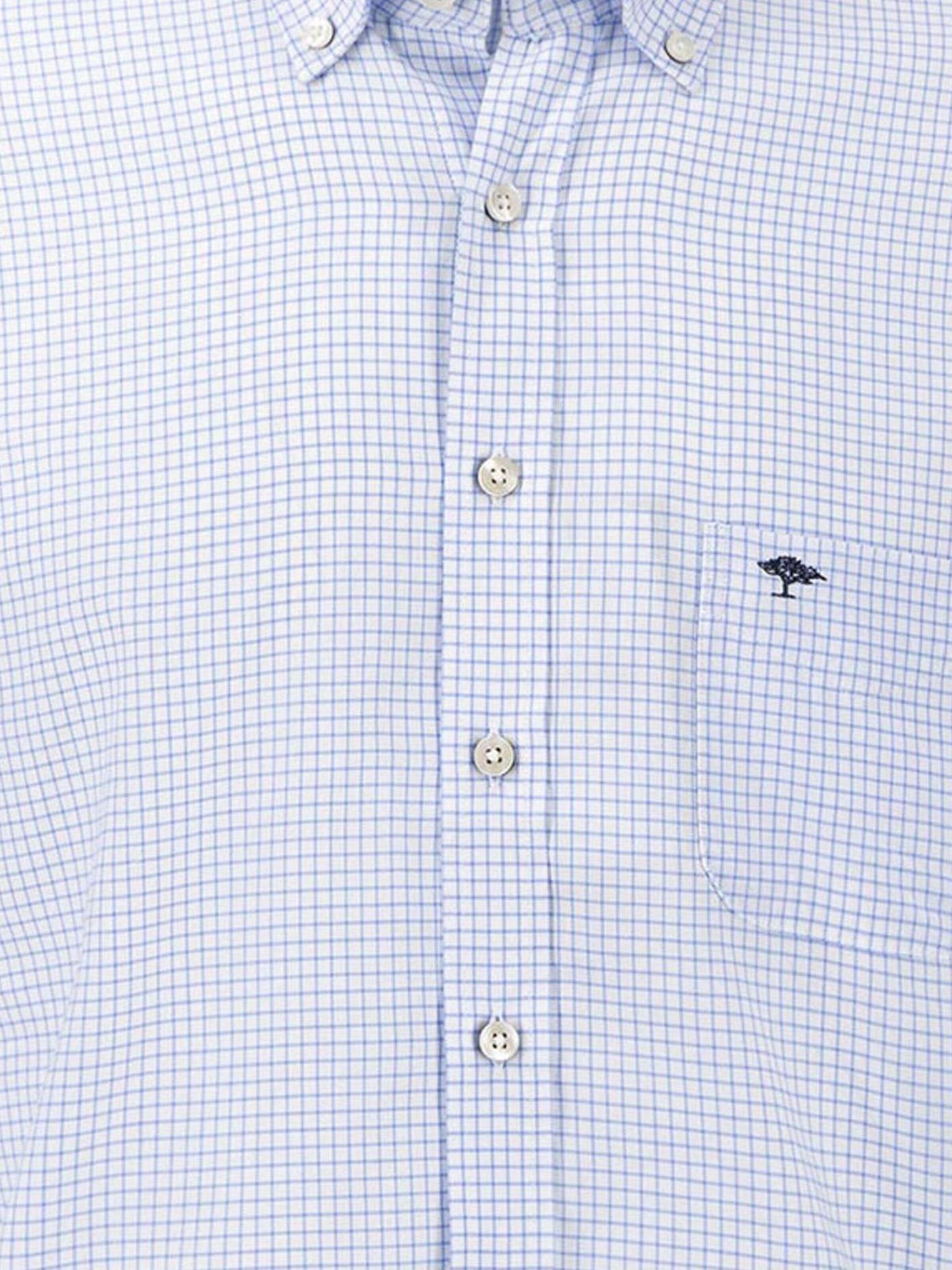 FYNCH-HATTON Regular fit Button Up Shirt in Blue