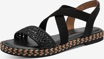 Tamaris Remienkové sandále - Čierna: predná strana