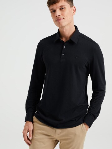 WE Fashion Slim fit Shirt in Zwart