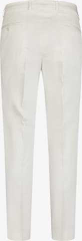 Regular Pantalon à plis HECHTER PARIS en blanc