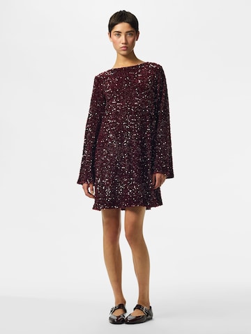 PIECES Jurk 'KAMMY' in Rood