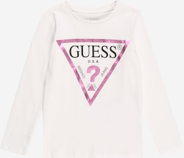 GUESS Shirt in White: front