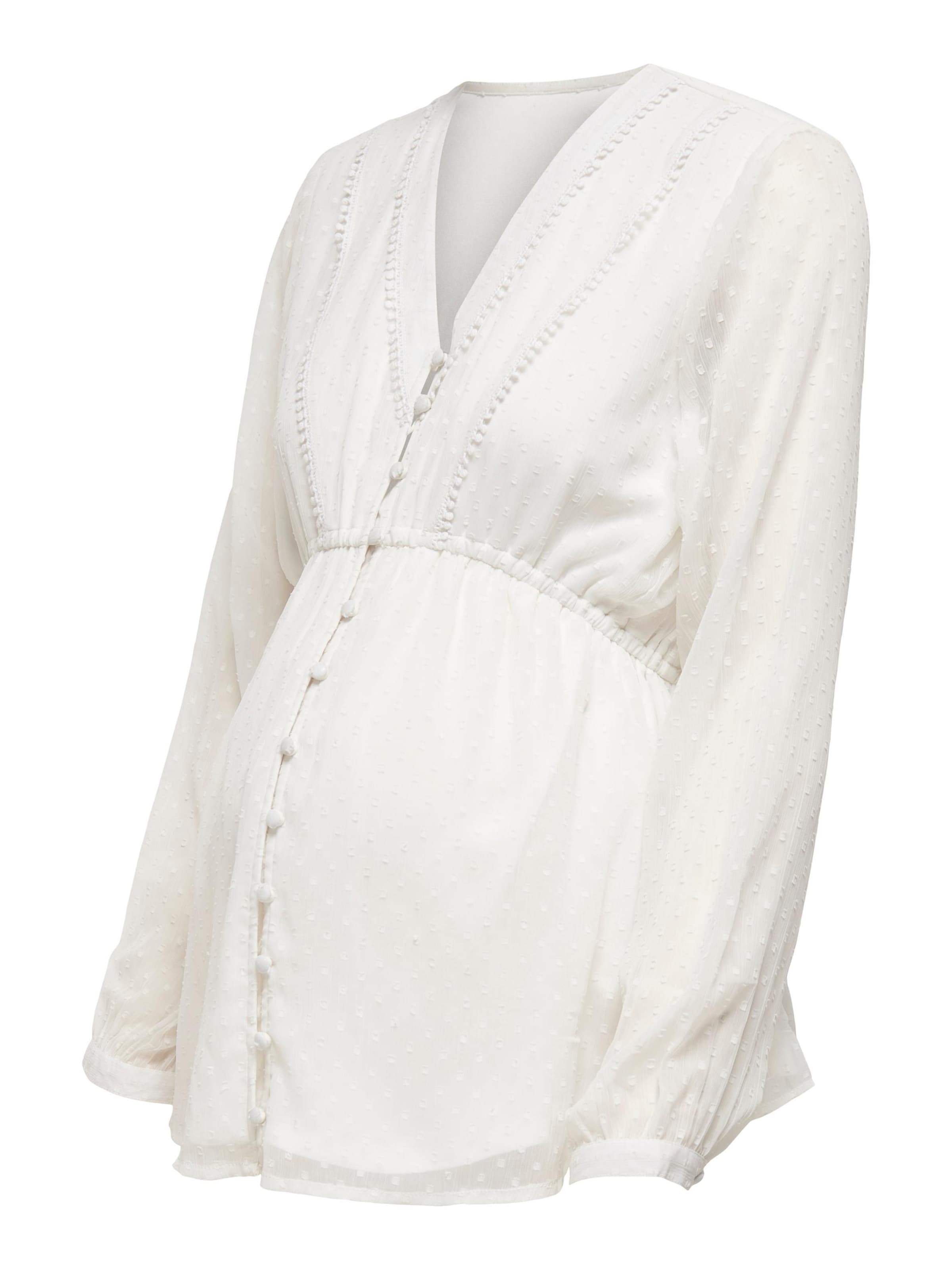 Only Maternity Pusero värissä valkoinen, Tuotenäkymä