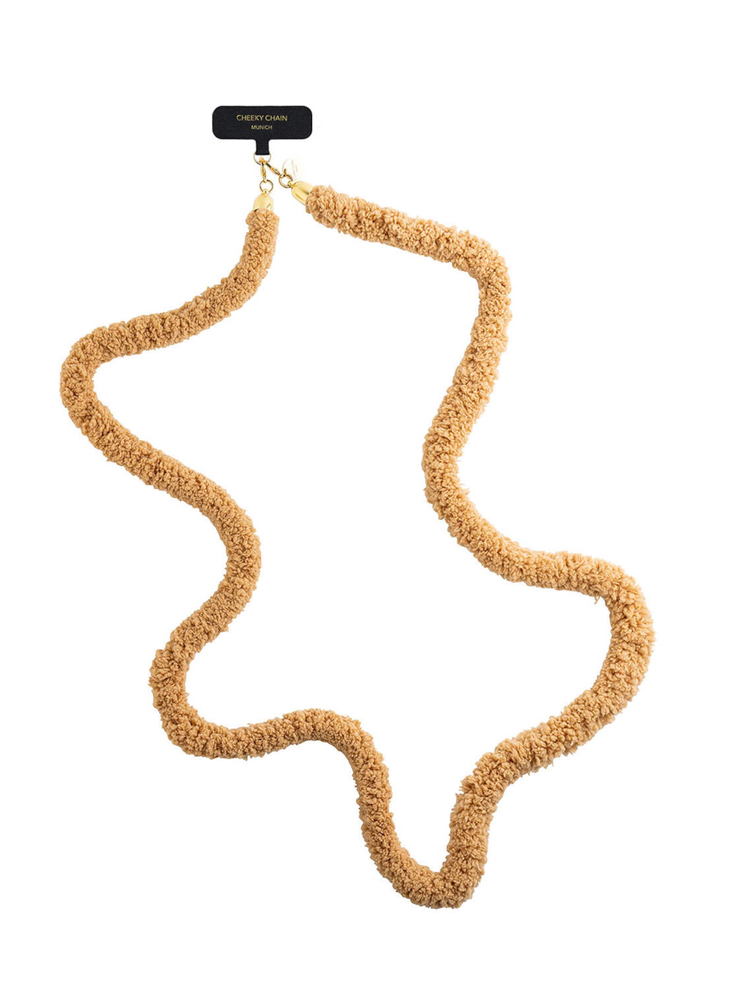 Cheeky Chain Munich Smartphone case 'Teddy' in Brown: front