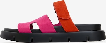 CESARE GASPARI Pantolette in Pink: Vorderseite