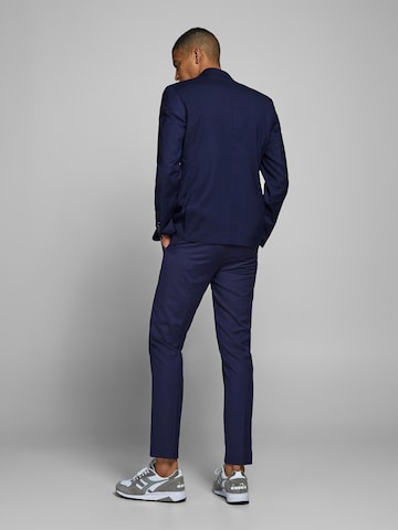 JACK & JONES Slim fit Pleated Pants 'Franco' in Blue