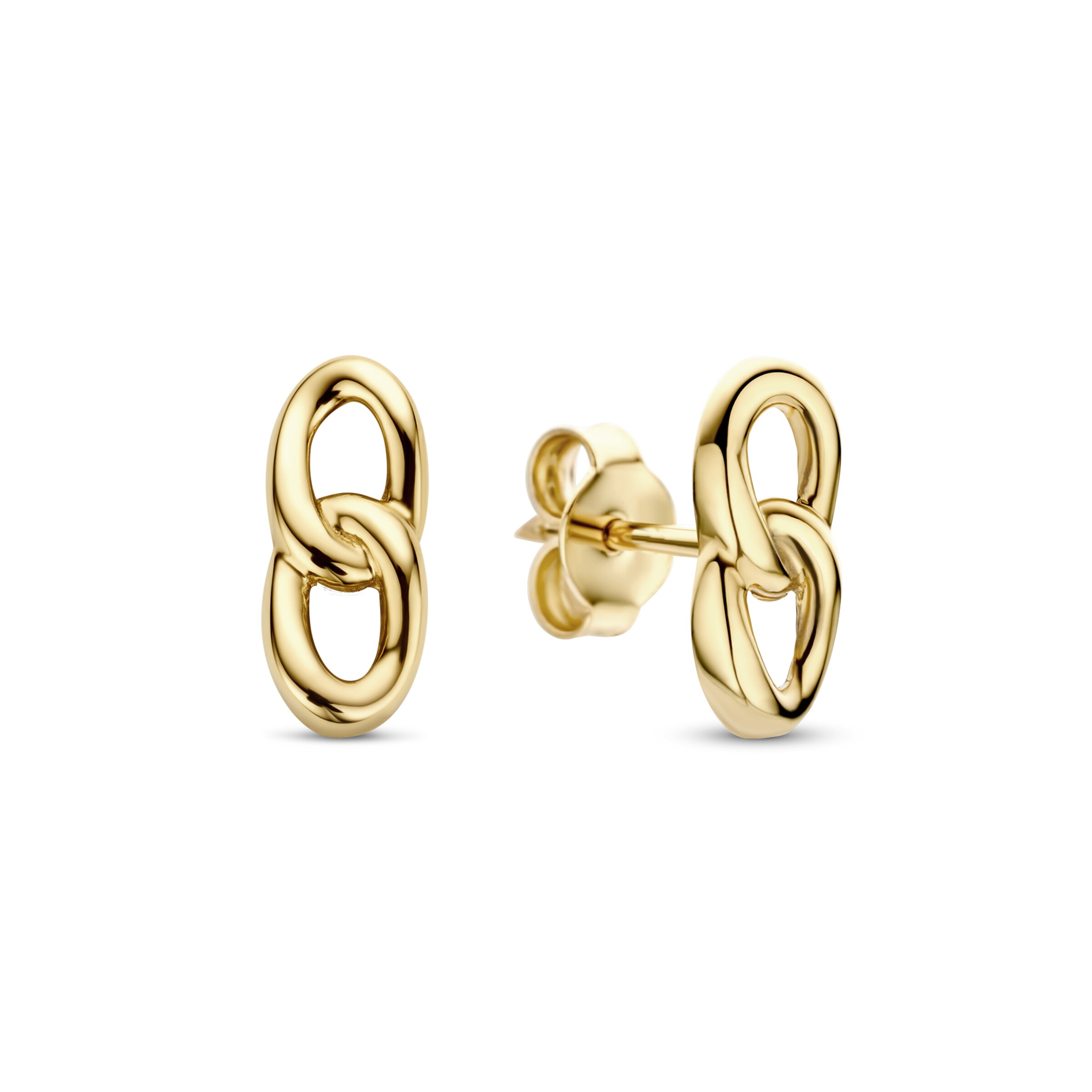 Isabel Bernard Ohrringe in Gold: Vorderseite