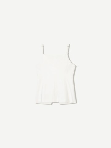 Bershka Anzugweste in Beige