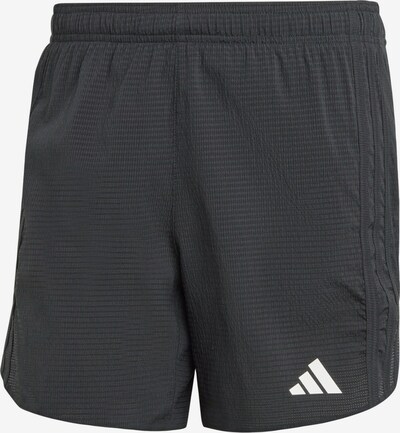 ADIDAS PERFORMANCE Workout Pants ' Move for the Planet ' in Black / White, Item view