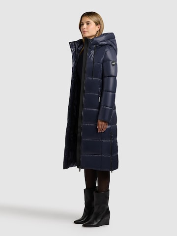 khujo Wintermantel 'Willa' in Blauw