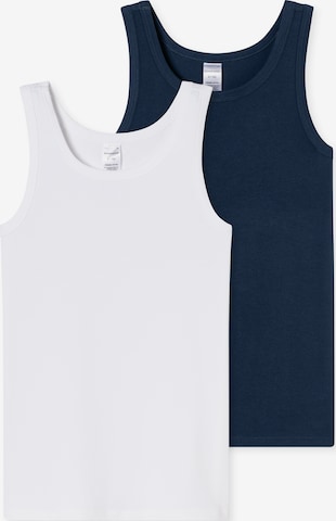 Maillot de corps ' 95/5 Multipacks ' SCHIESSER en blanc : devant