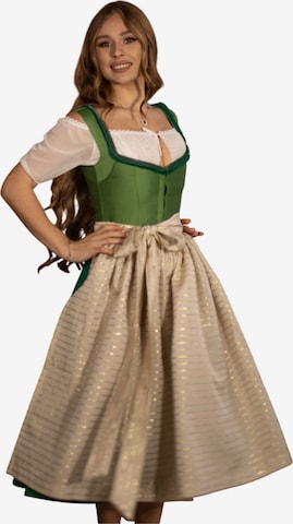 INNA.Trachten Dirndl 'Esmeralda' in Gold: Vorderseite