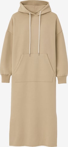 Elara Kleid in Beige: Vorderseite