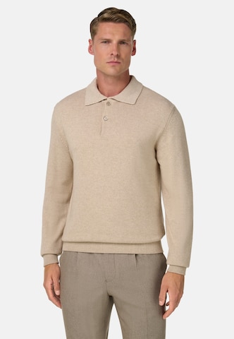 Boggi Milano Sweater in Beige: front