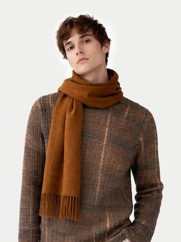 Écharpe 'Unisex Cashmere Fringed Scarf' GOBI Cashmere en marron
