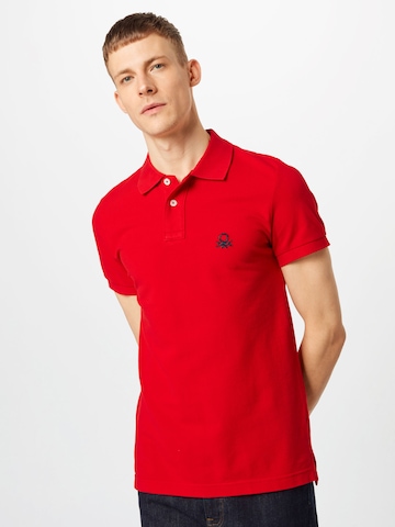 UNITED COLORS OF BENETTON Poloshirt in Rot: predná strana