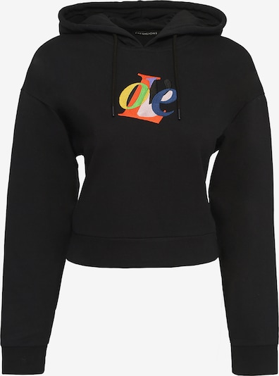 FRESHLIONS Sweat-shirt en mélange de couleurs / noir, Vue avec produit