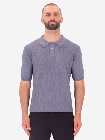 Distretto12 Shirt 'Zed' in Blauw: voorkant