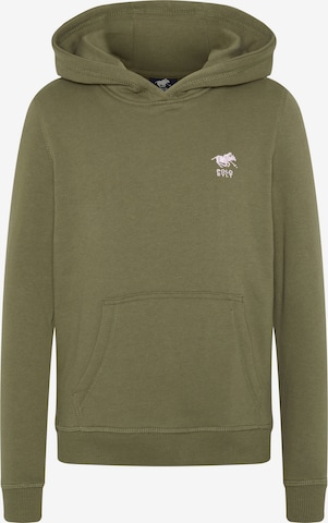 Polo Sylt Sweatshirt in Green: front