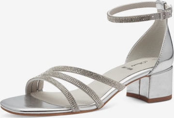 s.Oliver Strap Sandals '28206' in Silver: front