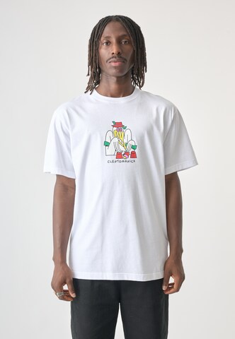 Cleptomanicx T-Shirt in Weiß: Vorderseite
