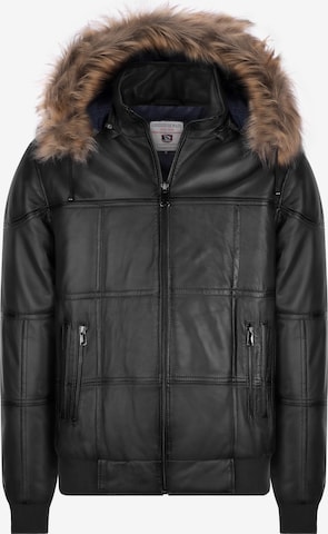 Veste d’hiver Giorgio di Mare en noir : devant