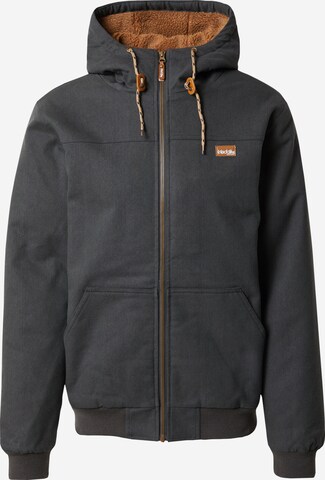 Iriedaily Between-Season Jacket in Grey: front