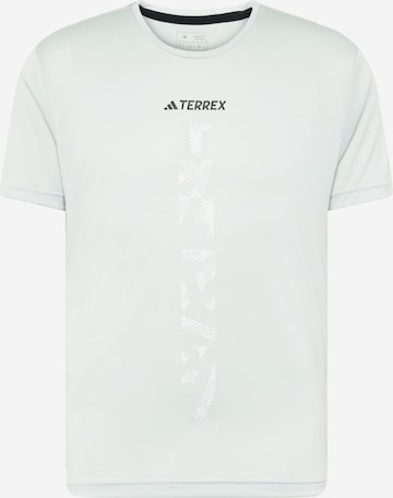 ADIDAS TERREX Λειτουργικό μπλουζάκι 'Agravic' σε γκρι: μπροστά