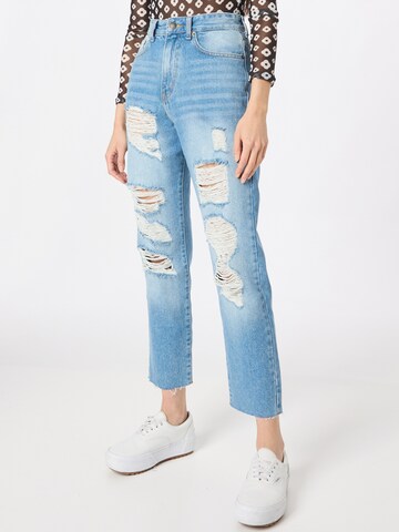 Nasty Gal Regular Jeans 'Jea' i blå: framsida