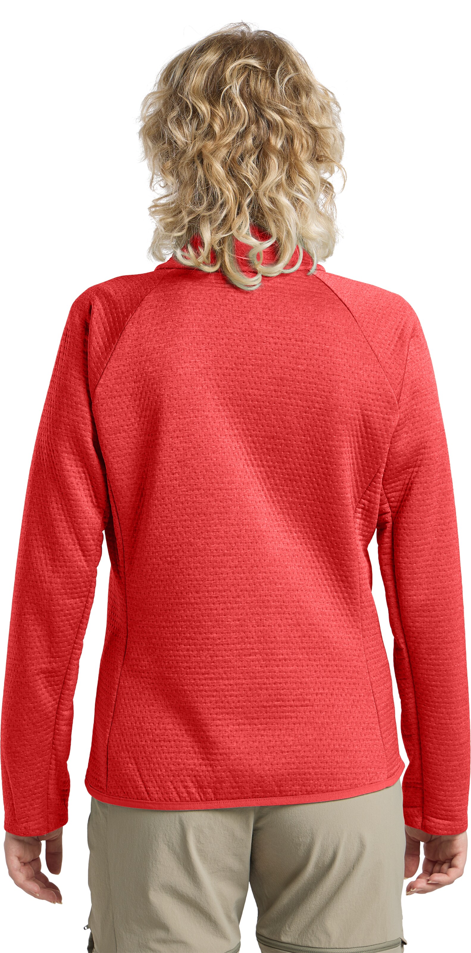 Veste en polaire fonctionnelle JACK WOLFSKIN en rouge