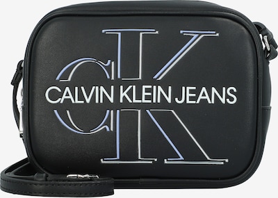 Calvin Klein Чанта за през рамо тип преметка в опушено синьо / черно / бяло, Преглед на продукта